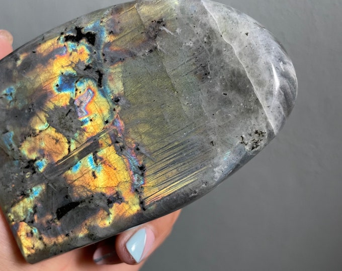 Labradorite freeform Healing Crystal home decor