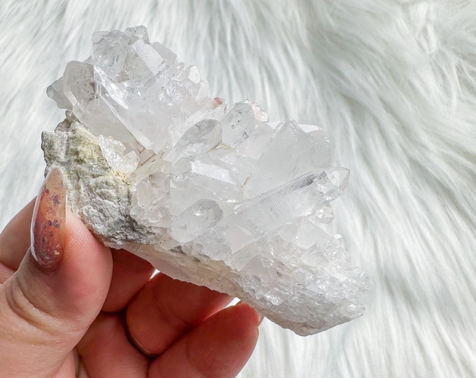 Clear quartz mineral specimen | premium crystal cluster | crystal healing home decoration | healing crystal | crystal decoration