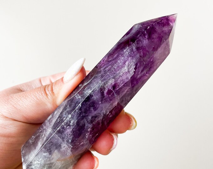 Fluorite crystal tower
