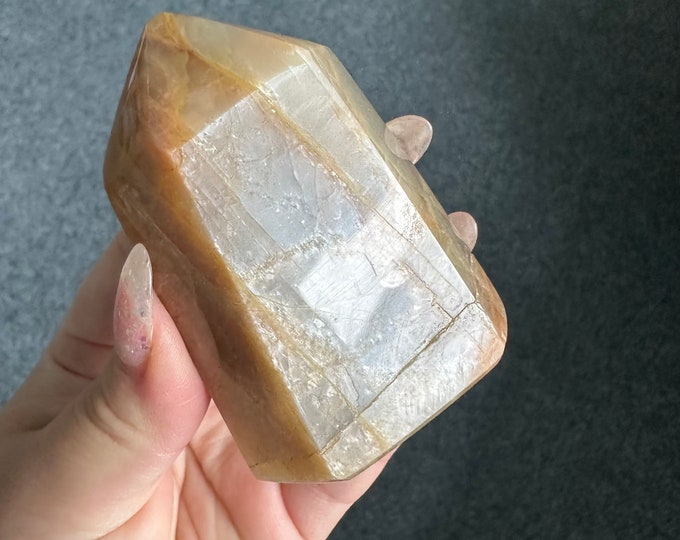 Moonstone tower  Healing Crystal home decor