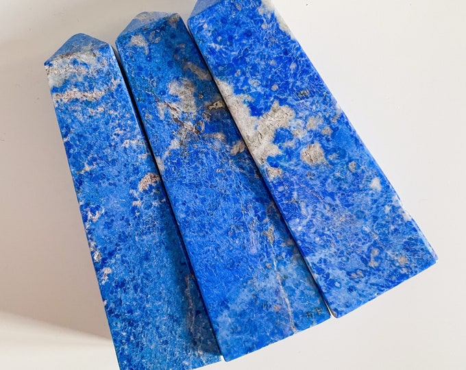 Azurite crystal tower medium crystal tower healing crystal healing journey home decoration