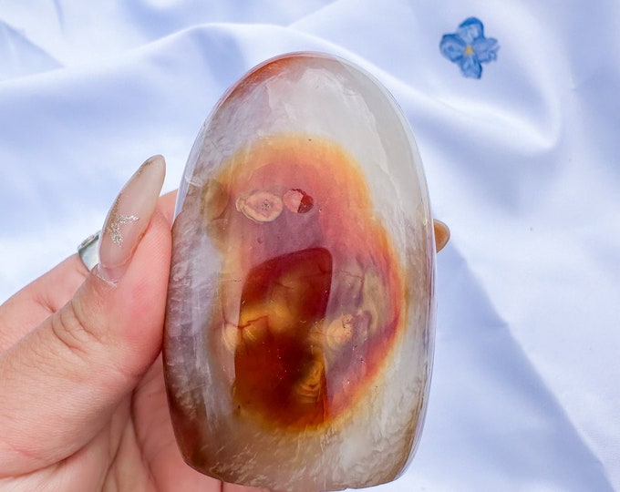 Carnelian crystal freeform | Carnelian stone home decoration | carnelian stone healing crystal | birthstone gifts| wedding anniversary gift