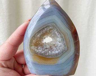 Druzy agate Freeform natural crystal ornament home decoration