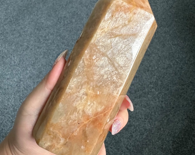 Moonstone tower  Healing Crystal home decor