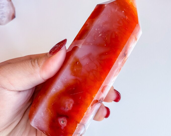 Carnelian High-quality crystal tower