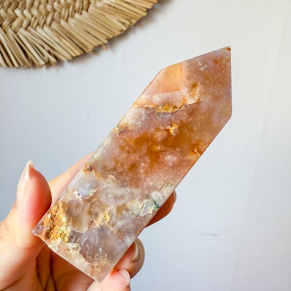 花瑪瑙ジオードクリスタルタワー（LY）|高品質の花瑪瑙クリスタル