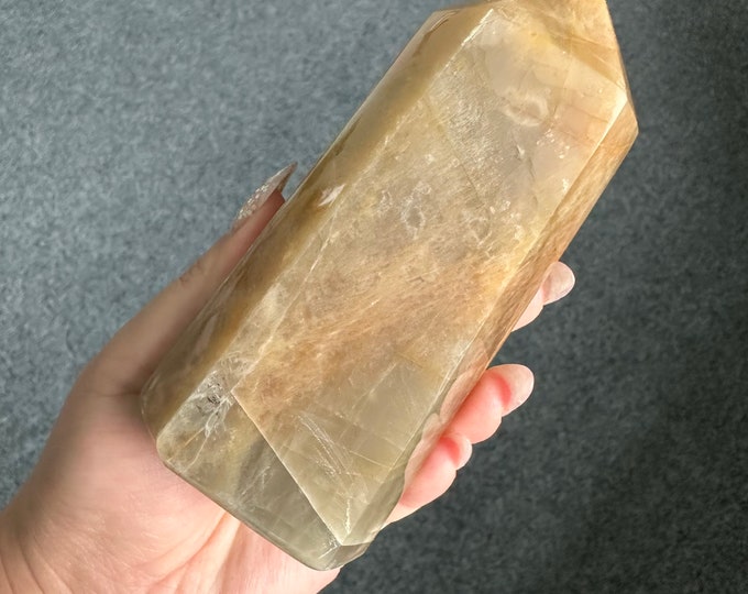 Moonstone tower  Healing Crystal home decor