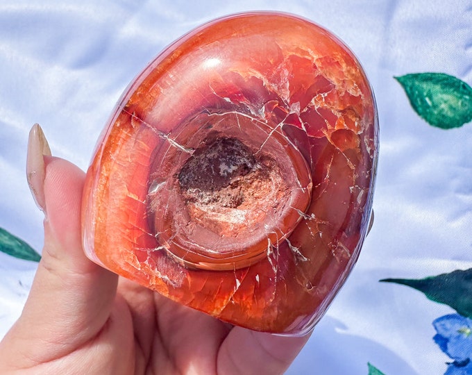 Carnelian crystal freeform | Carnelian stone home decoration | carnelian stone healing crystal | birthstone gifts| wedding anniversary gift