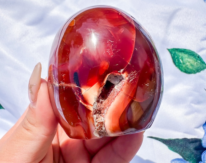 Carnelian crystal freeform | Carnelian stone home decoration | carnelian stone healing crystal | birthstone gifts| wedding anniversary gift