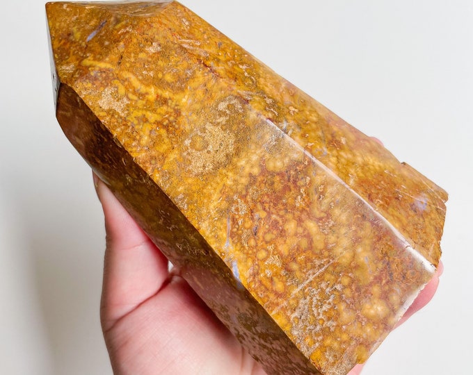 ocean Jasper crystal Tower healing crystal home decor