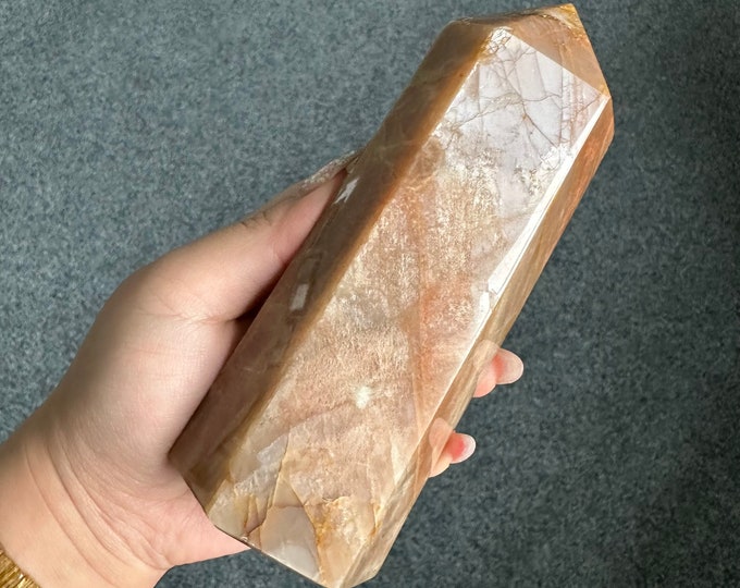 Moonstone tower  Healing Crystal home decor