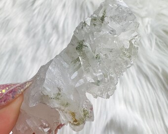 Mini chlorite quartz mineral specimen | premium crystal cluster | crystal healing home decoration | healing crystal | crystal decoration