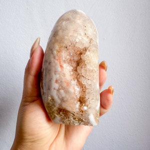 Druzy amethyst flower agate free form natural crystal ornament home decoration