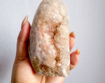 Druzy amethyst flower agate free form natural crystal ornament home decoration