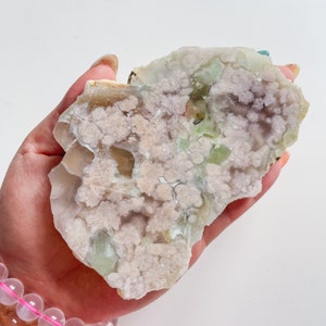 Rare flower agate crystal |cherry blossom agate home decoration | flower agate specimen | healing crystal | birthday gift|anniversary gift
