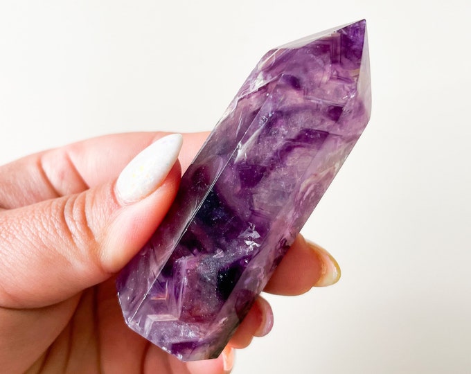 Fluorite crystal tower