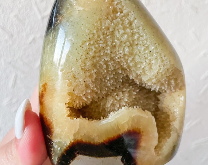 Septarian calcite crystal Freeform healing crystal home decor