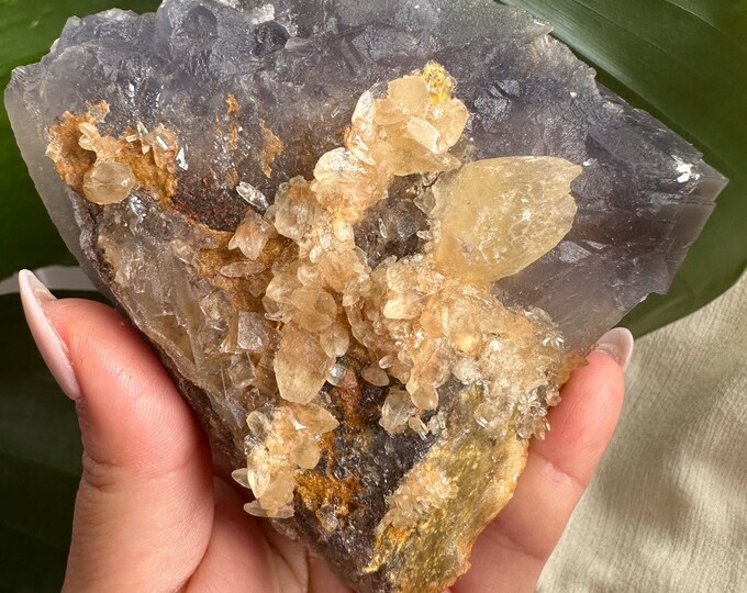 Rare Indigo fluorite premium fluorite specimen ( Pakistan, Baluchistan province, lorlai district ) crystal mineral specimen