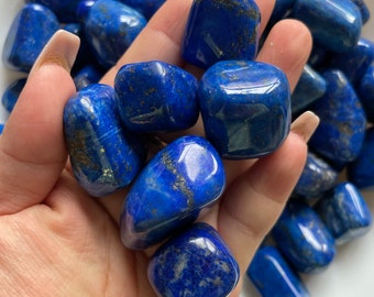 Lapis lazuli polished Tumblestone Healing Crystals