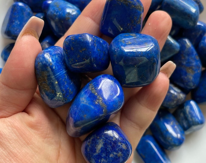 Lapis lazuli polished Tumblestone Healing Crystals