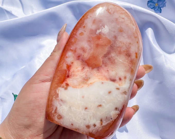 Carnelian crystal freeform | Carnelian stone home decoration | carnelian stone healing crystal | birthstone gifts| wedding anniversary gift