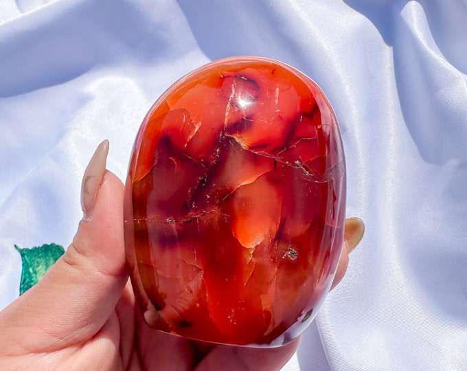 Carnelian crystal freeform | Carnelian stone home decoration | carnelian stone healing crystal | birthstone gifts| wedding anniversary gift