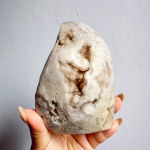 Druzy amethyst flower agate free form natural crystal ornament home decoration