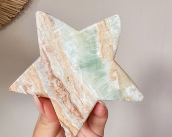 Caribbean Blue Calcite Crystal Star - Home Decoration | Healing Crystal Decor