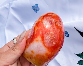 Carnelian crystal freeform | Carnelian stone home decoration | carnelian stone healing crystal | birthstone gifts| wedding anniversary gift