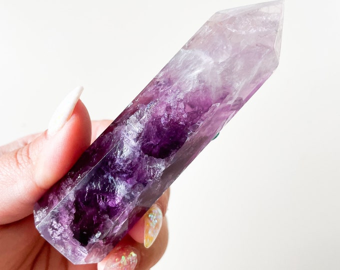 Fluorite crystal tower