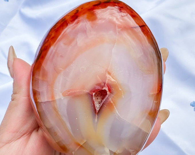 Carnelian crystal freeform | Carnelian stone home decoration | carnelian stone healing crystal | birthstone gifts| wedding anniversary gift