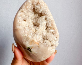 Druzy amethyst flower agate free form natural crystal ornament home decoration