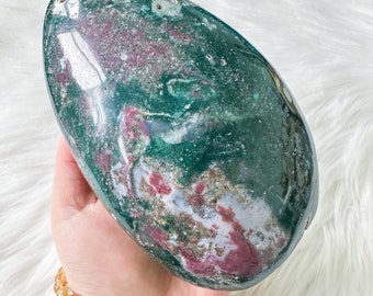 Ocean Jasper crystal freeform healing crystal home decor