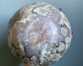 Flower agate crystal |cherry blossom agate home decoration | flower agate specimen | healing crystal | birthday gifts| anniversary gift