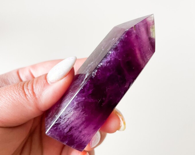 Fluorite crystal tower