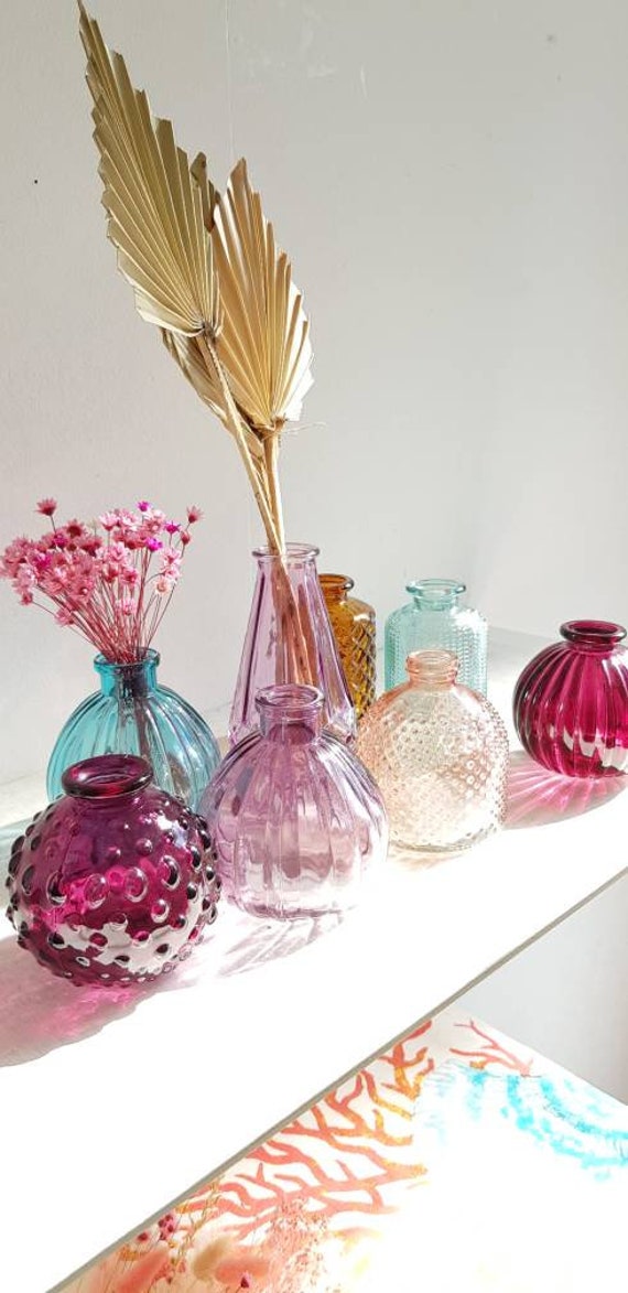 Vase en Verre Coloré Au Choix