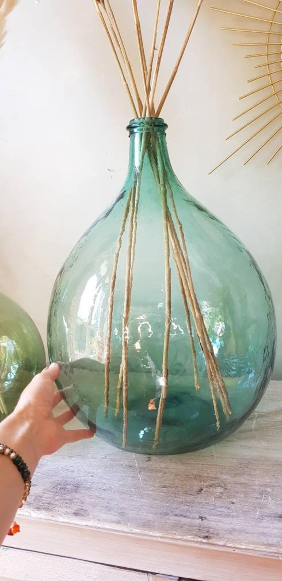 Très belle dame jeanne bleue ancienne 20 litres Etsy