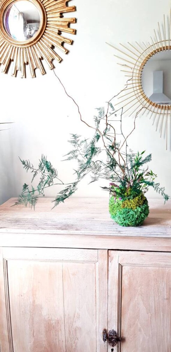 Kokedama Zen, Fleurs Séchées, Forêt