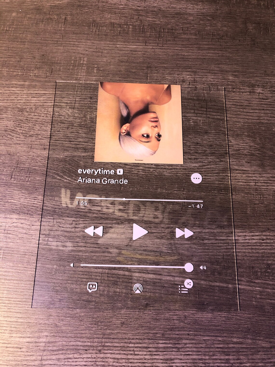 Personalized Music Plaque Vinyl cut Glass Etsy