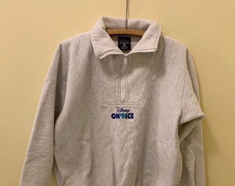 Vintage Disney On Ice Quarter Zip Crewneck