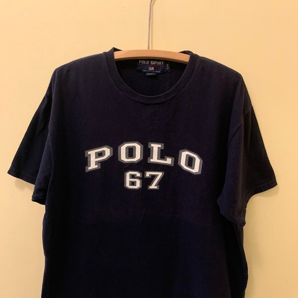 Vintage Polo Sport 67 Logo T-Shirt