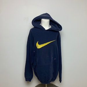 1990s Nike Check Logo Hoodie.