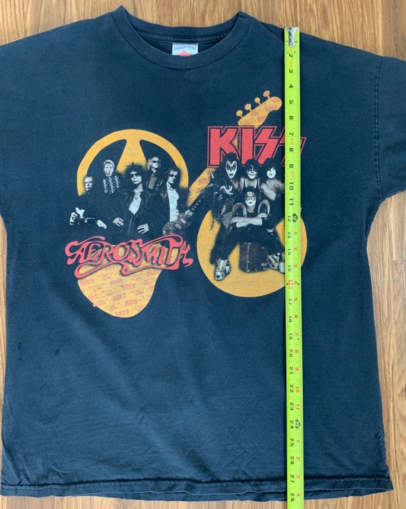 Vintage Aerosmith/kiss 2003 Tour Band T-shirt - Etsy
