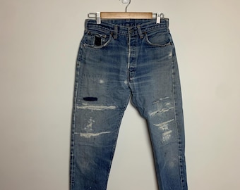 1960s Levis Redline Salvaged Denim Jeans