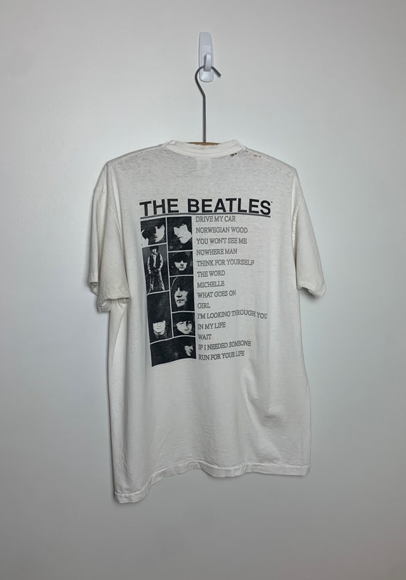 1990 The Beatles Rubber Soul Album T-Shirt - image 6