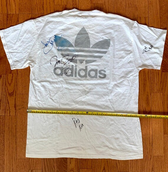 Signed Run DMC Adidas T-shirt - Etsy 