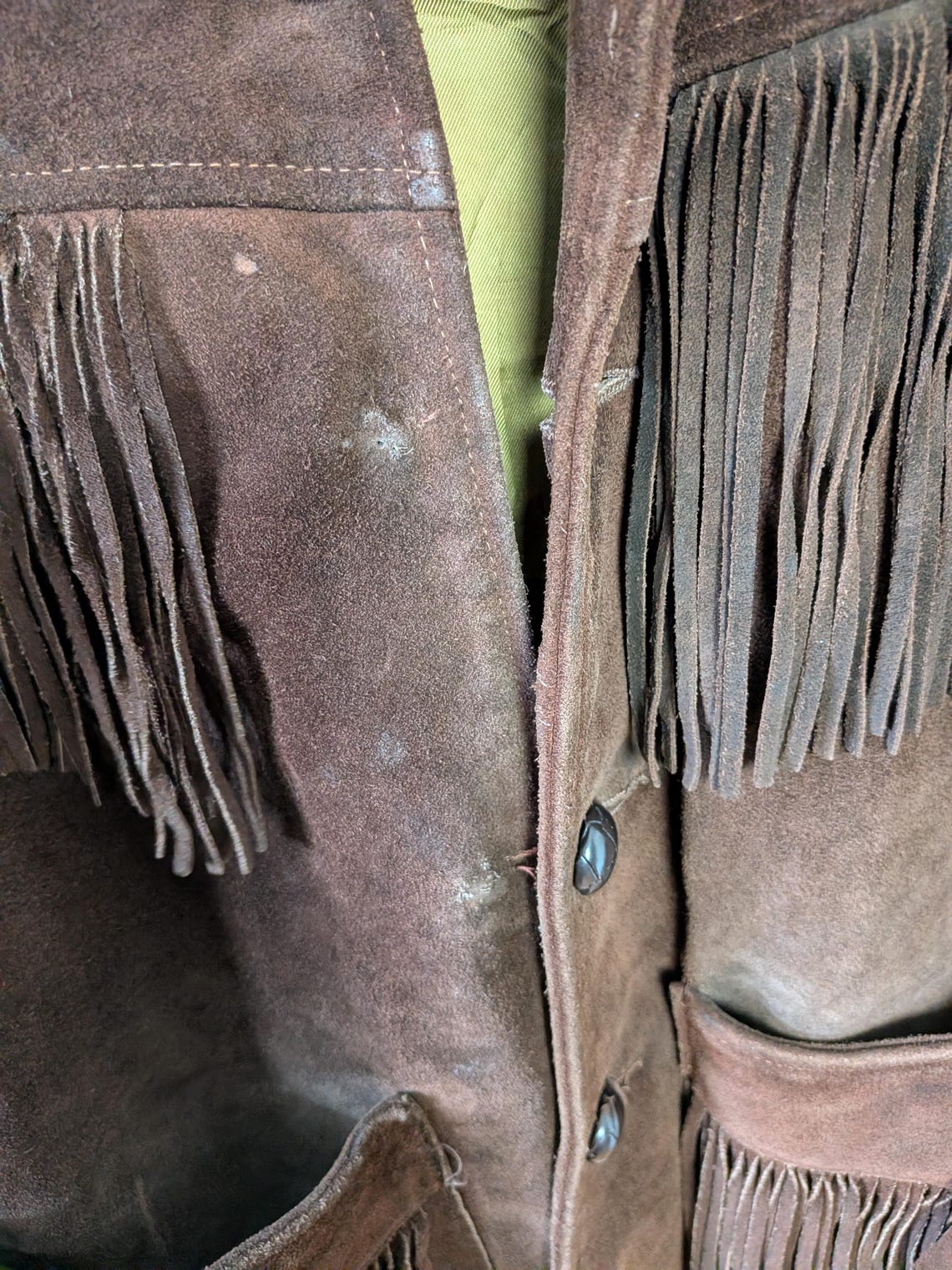 1970s Fringe Leather Jacket | Vintage Western Biker Jacket | Retro Boho Americana Outerwear | 70s Vintage Leather, photo 3 of 5