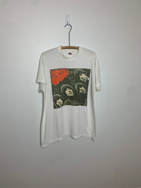 Vintage The Beatles Rubber Soul Tee Sz. L - Gem