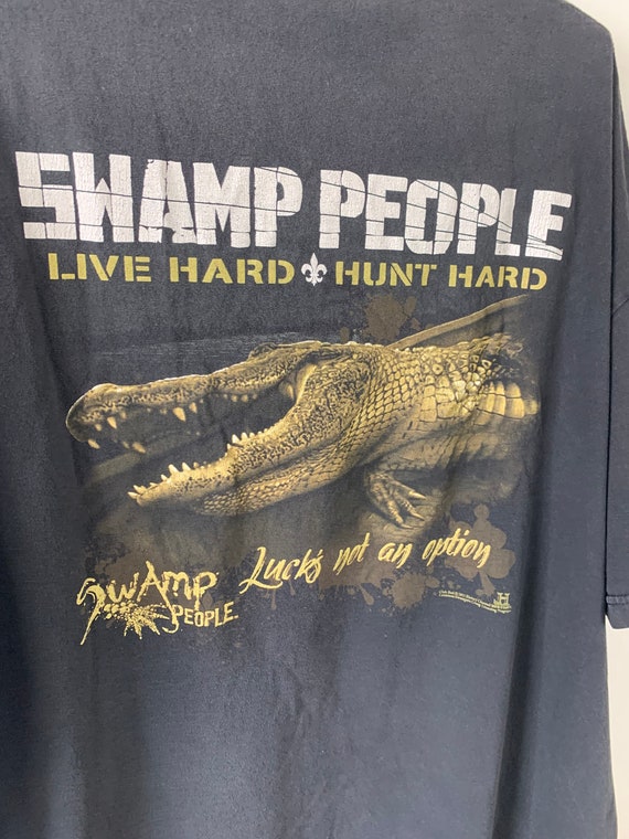 Vintage Swamp People History Channel T-Shirt - image 4