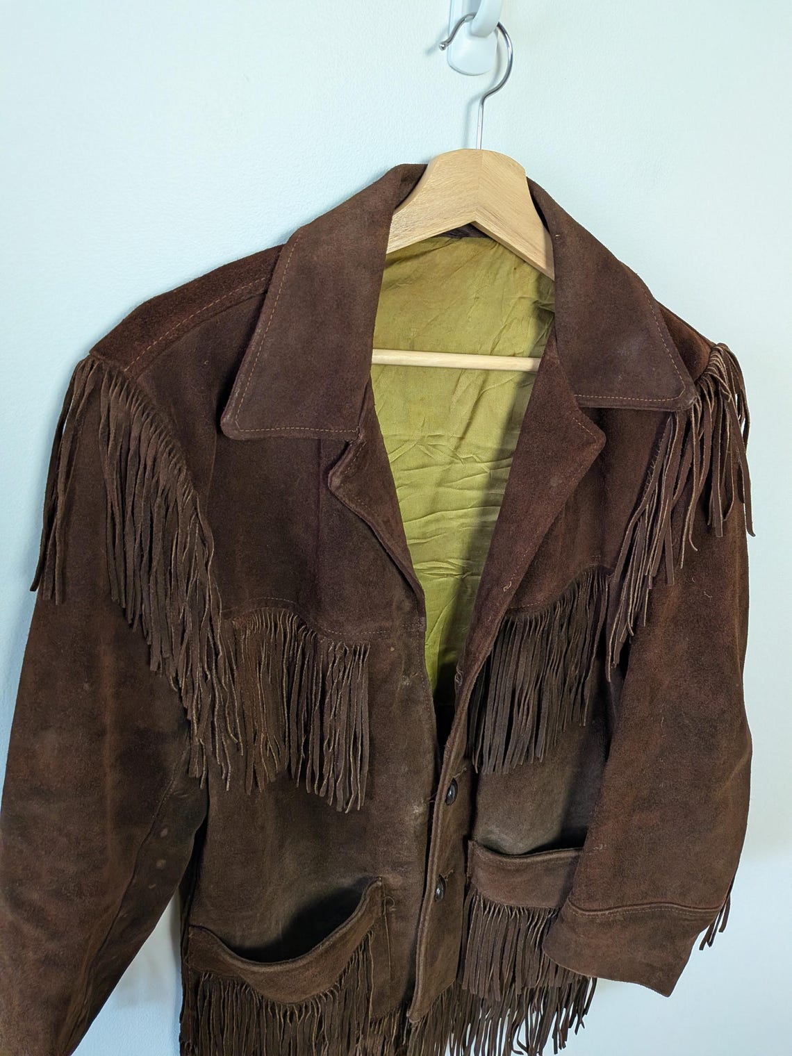 1970s Fringe Leather Jacket | Vintage Western Biker Jacket | Retro Boho Americana Outerwear | 70s Vintage Leather, photo 2 of 5